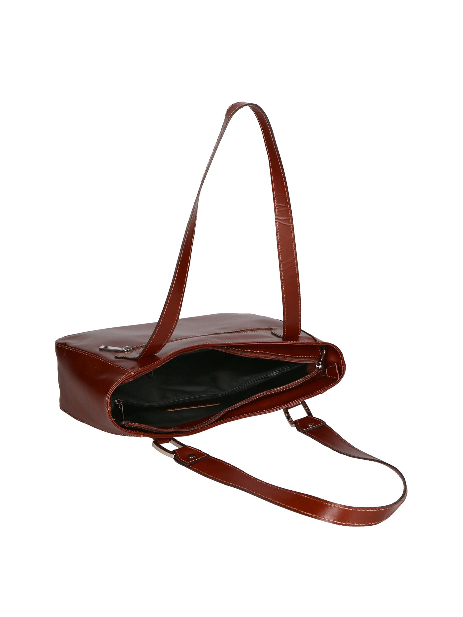 Eva Borsa a spalla da donna Vera pelle 9024-MARRONE BROWN Gave Lux