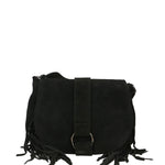 Iolanthe Borsa a tracolla da donna Vera pelle 1421-NERO Gave Lux