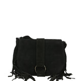 Iolanthe Borsa a tracolla da donna Vera pelle 1421-NERO Gave Lux