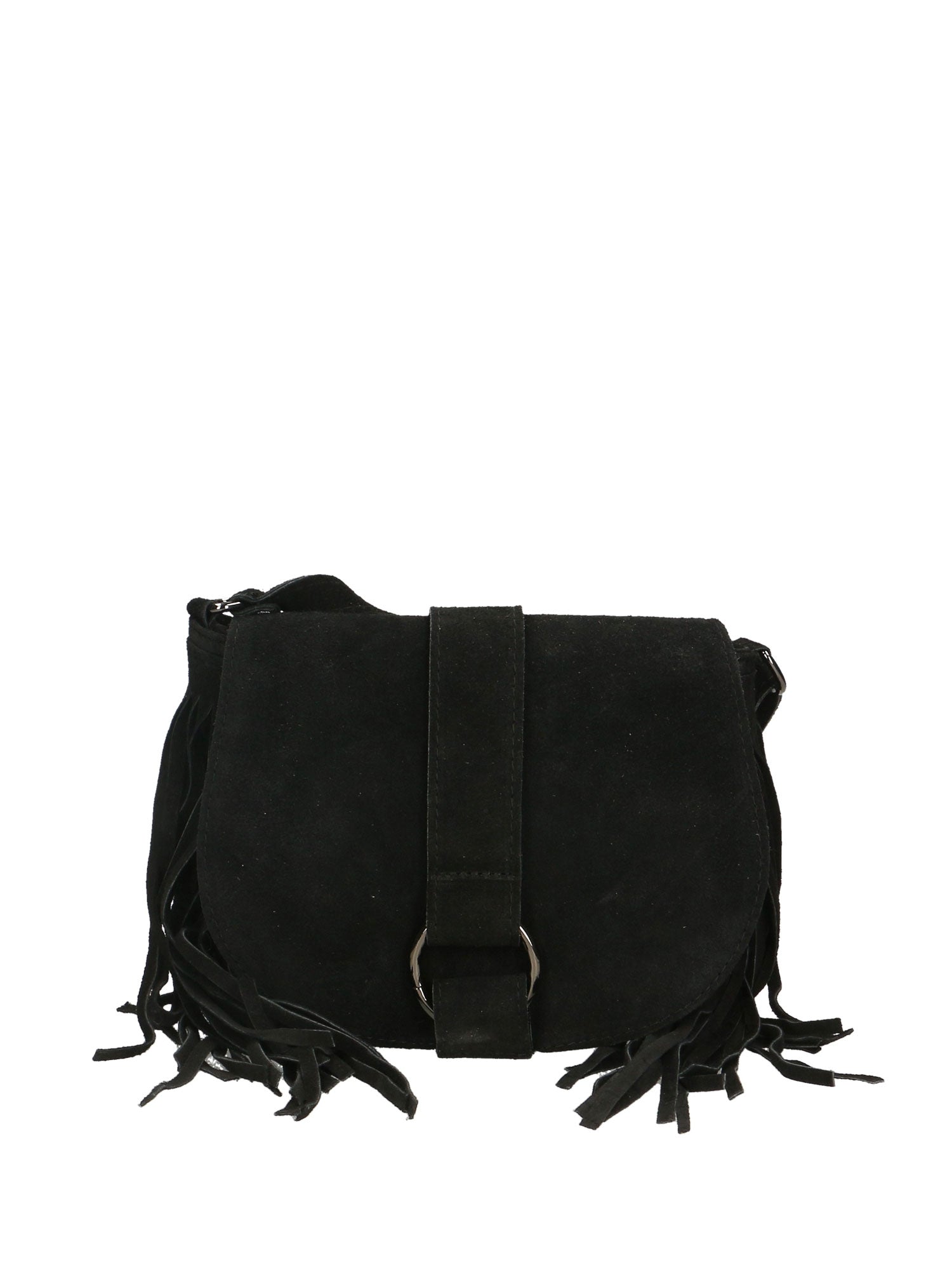 Iolanthe Borsa a tracolla da donna Vera pelle 1421-NERO Gave Lux