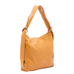 Borsa a spalla da donna Ecopelle e poliestere BC1407-YELLOW B Cavalli