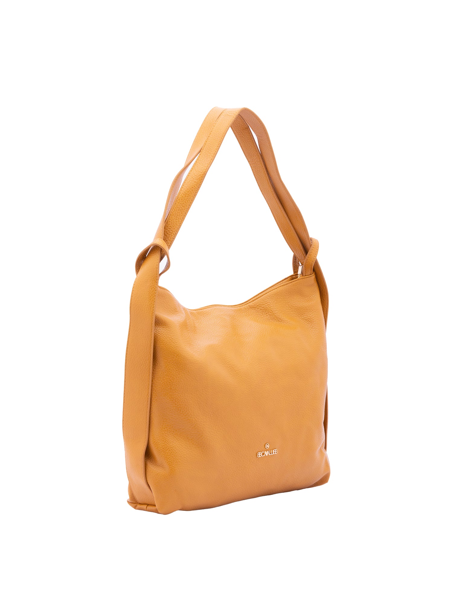 Borsa a spalla da donna Ecopelle e poliestere BC1407-YELLOW B Cavalli