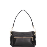Borsa a spalla da donna Vera pelle 07147-D28 NERO Roberta Rossi