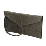 Noemy Borsetta portafoglio da donna Vera pelle 522015-GRIGIO GREY Gave Lux