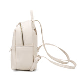 Zaino da donna in pelle vegana Casual 740-2PT-LIGHTCREAM Diana&co