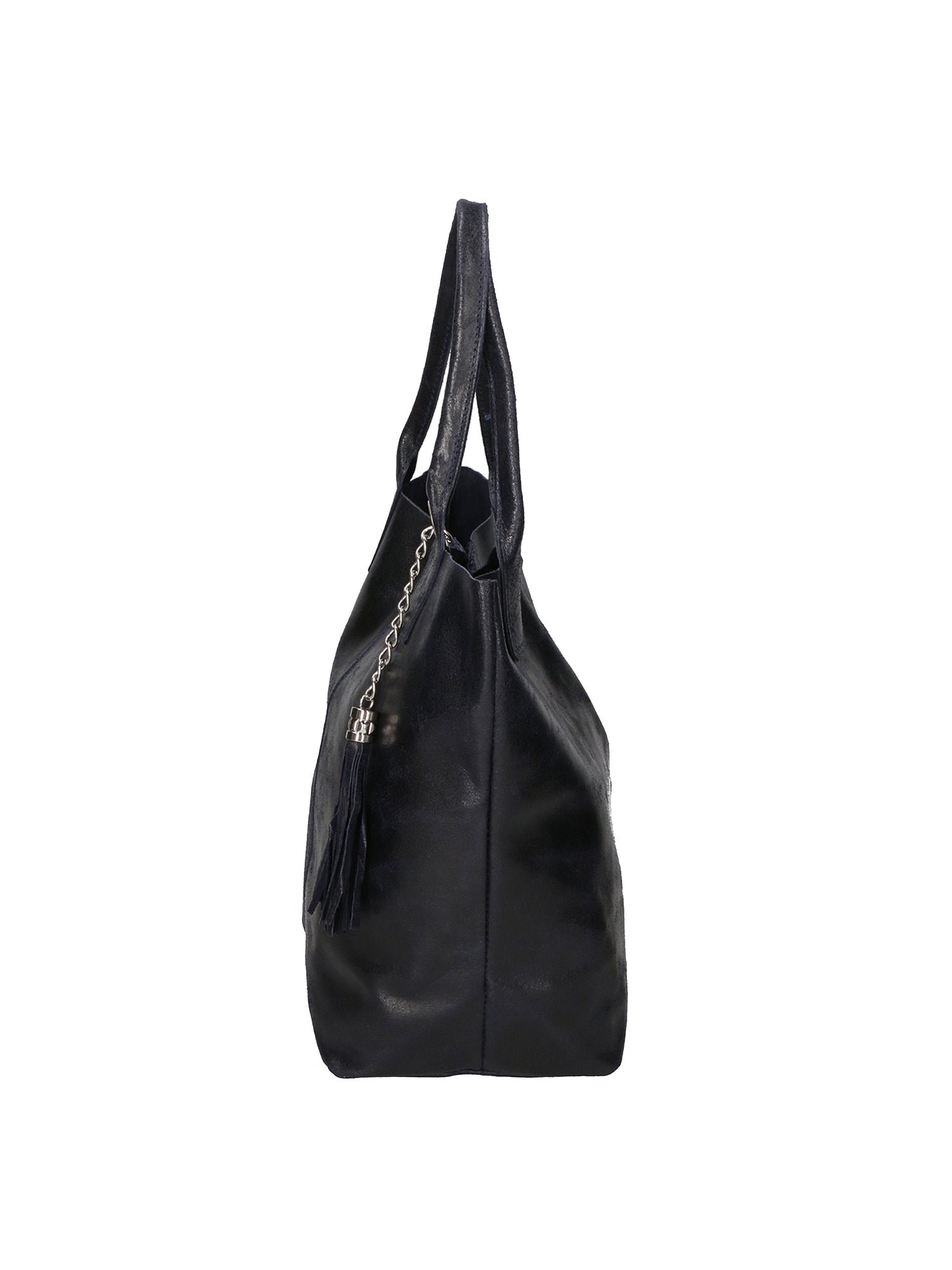 Althea Borsa a mano da donna Vera pelle 5190-012 BLU JEANS Gave Lux
