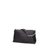 Borsa a spalla da donna Vera pelle 07141-D28 NERO Viola Castellani