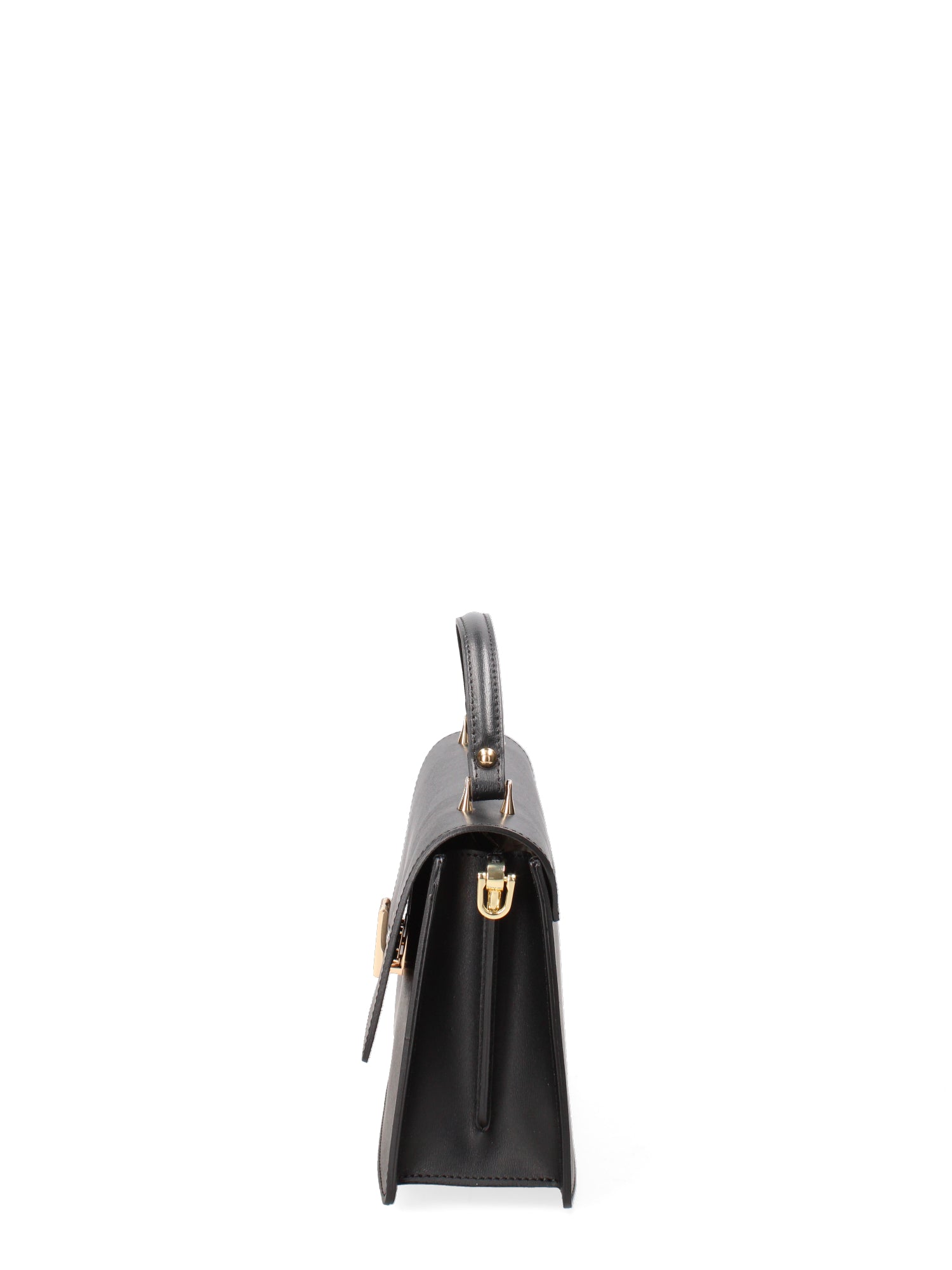 Borsa a tracolla da donna Vera pelle JR-W-1103BX-BLACK-GOLD John Richmond
