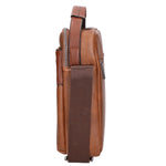 Borsa a tracolla uomo in pelle PU Casual PCL3004-COFFEE Northampton Polo Club
