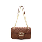 Siviglia Borsa a tracolla da donna Ecopelle VT-206-MARRONE 19V69 Italia