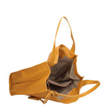 Aelia Borsa a spalla da donna Vera pelle 3312-D36 SENAPE Gave Lux