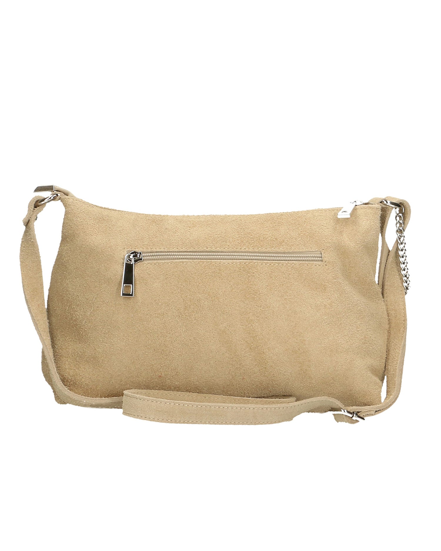 Embera Elite Borsa a tracolla donna Vera pelle scamosciata 8650-TAUPE Gave Lux