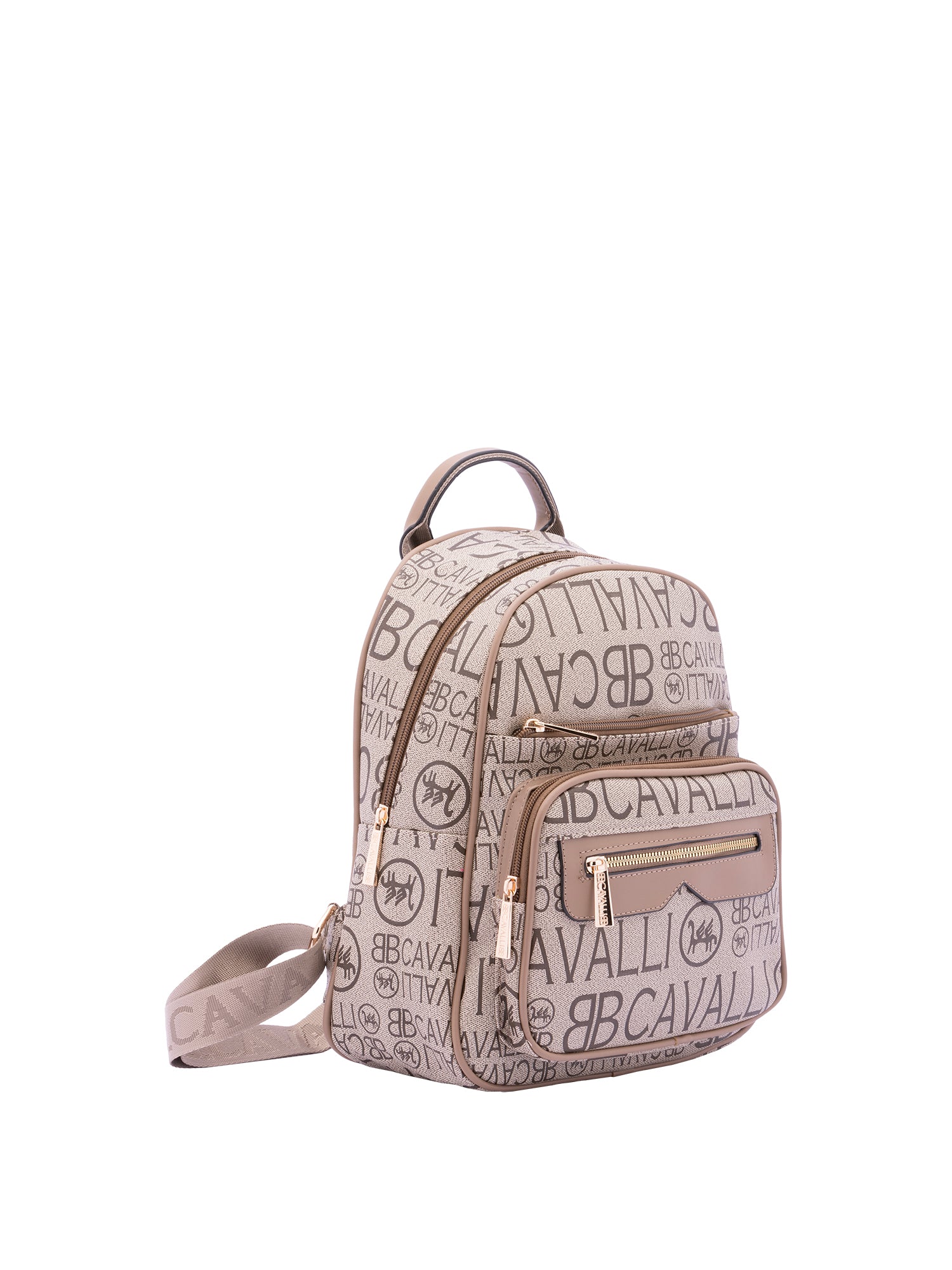 Zaino da donna in ecopelle Casual BC1372-KHAKI B Cavalli