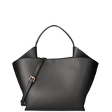 Borsa a mano da donna 100% pelle riciclata 07226-Nero Viola Castellani