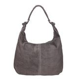 Valeria Borsa a spalla da donna Vera pelle 05280-042 GRIGIO SCURO Gave Lux