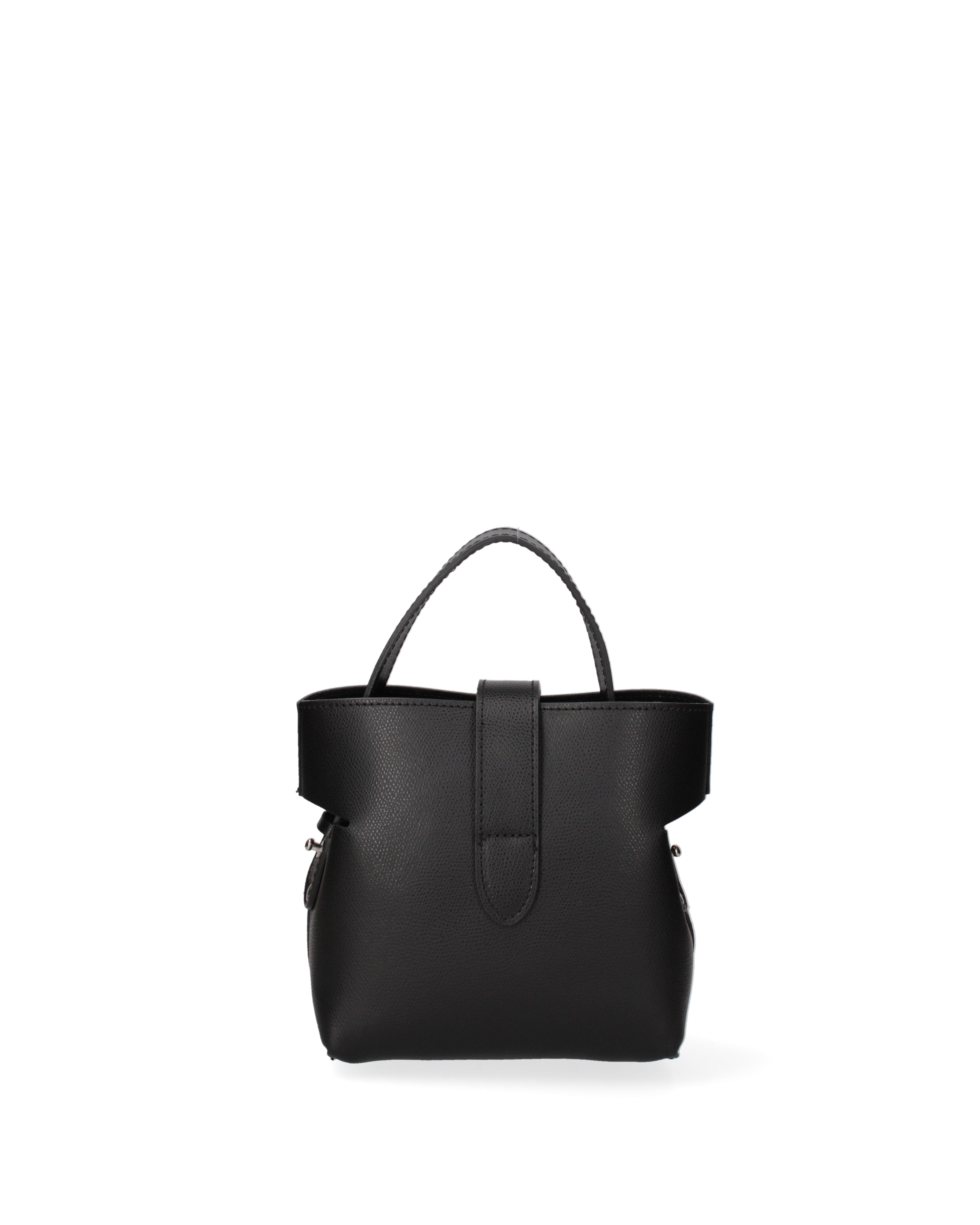 Modena Borsa a mano da donna Vera pelle 07380-NERO Gave Lux