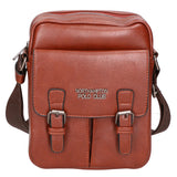 Borsa a tracolla uomo 100% PU Leather PCL3080-COFFEE Northampton Polo Club