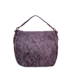 Lumelia Borsa a mano da donna Vera pelle 80013-038 VIOLA SCURO Gave Lux