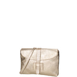 Borsa a mano da donna Vera pelle 07163-L003 ORO Viola Castellani