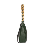 Artemisia Borsa a spalla da donna Vera pelle 05462-S14 VERDE SCURO+L020 FERRO Gave Lux