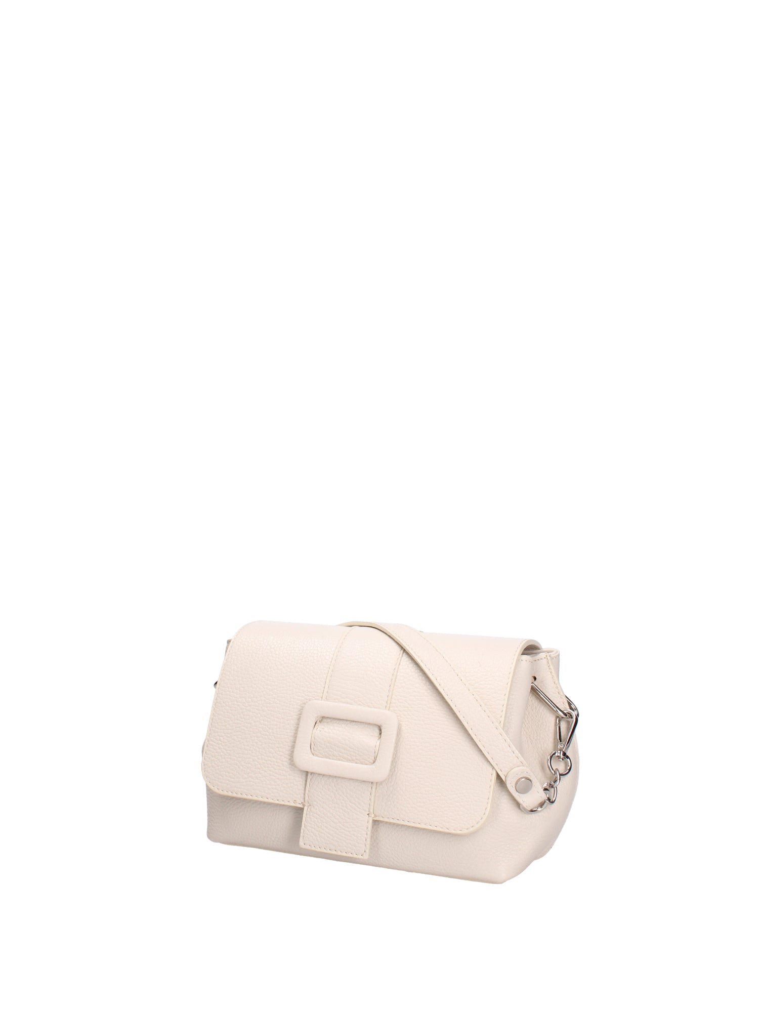 Borsa a tracolla da donna Vera pelle 07143-D37 LATTE Roberta Rossi