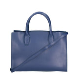 Lodovica Borsa a mano da donna Vera pelle 06544-BLUE JEANS Gave Lux