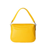 Sabina Borsa a spalla da donna Vera pelle 07139-D04 GIALLO Viola Castellani