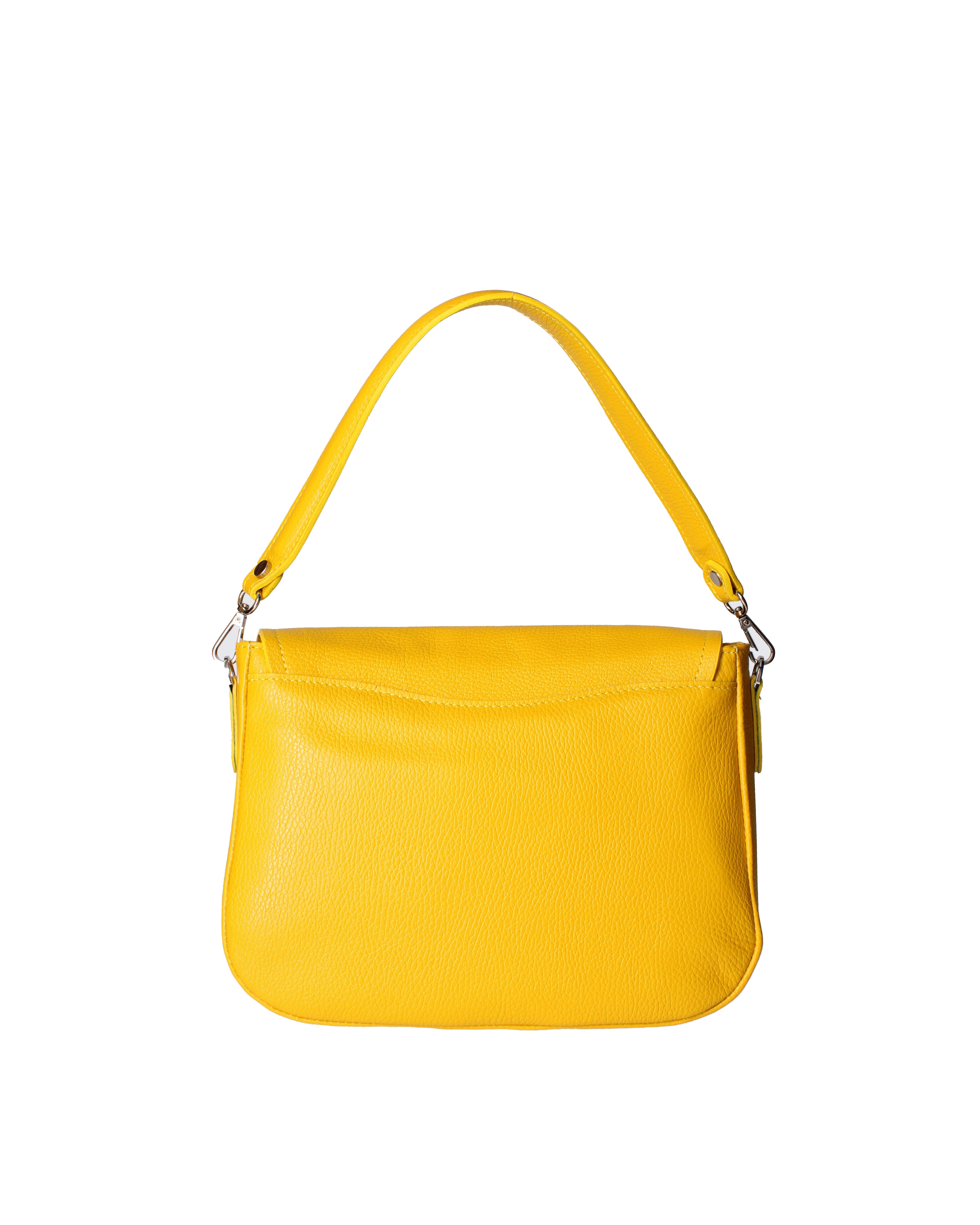 Sabina Borsa a spalla da donna Vera pelle 07139-D04 GIALLO Viola Castellani