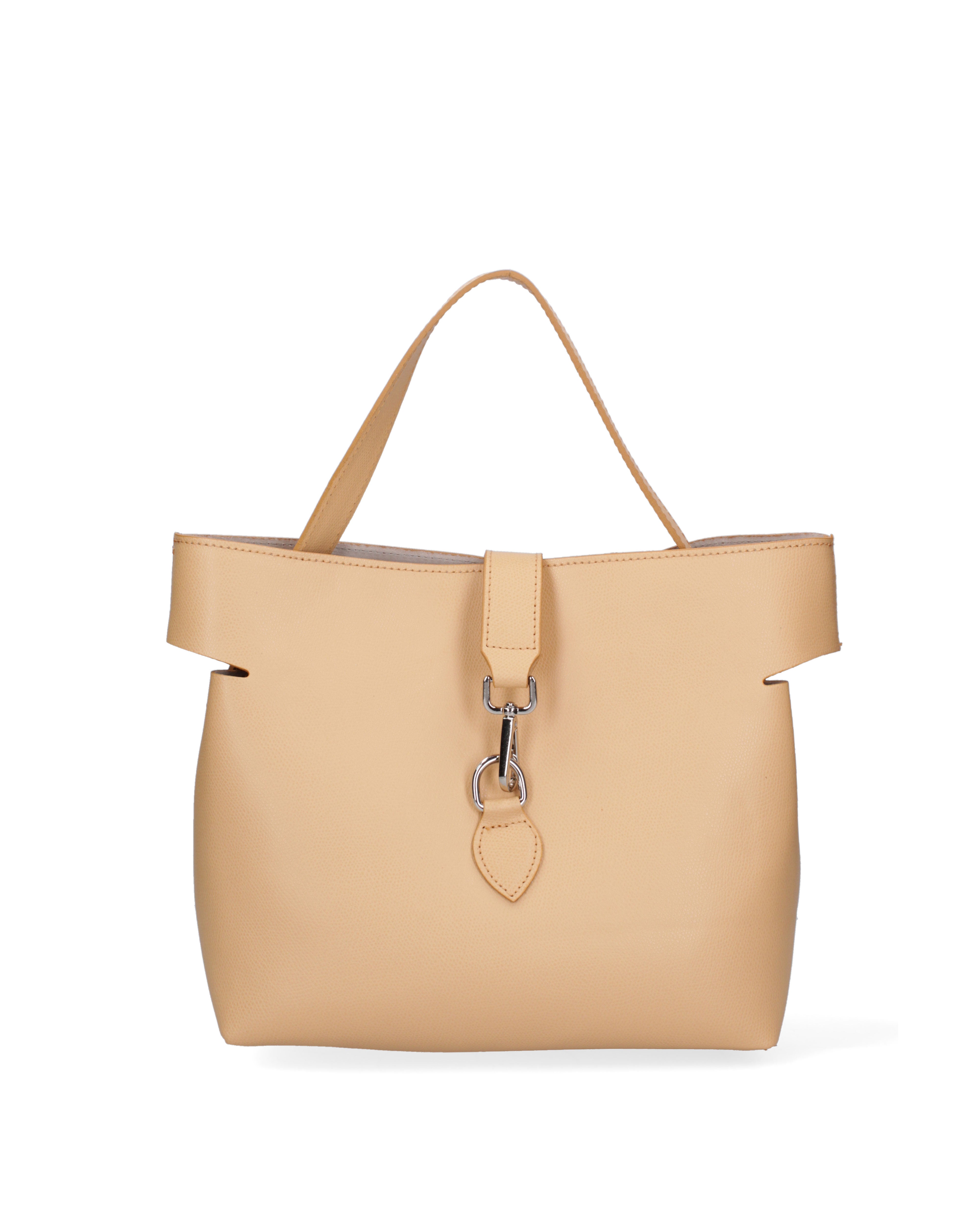 Liviana Borsa a mano da donna Vera pelle 07379-PL81 SABBIA Gave Lux