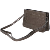 Valoria Borsa a spalla da donna Vera pelle 05414-B27 GRIGIO SCURO Gave Lux