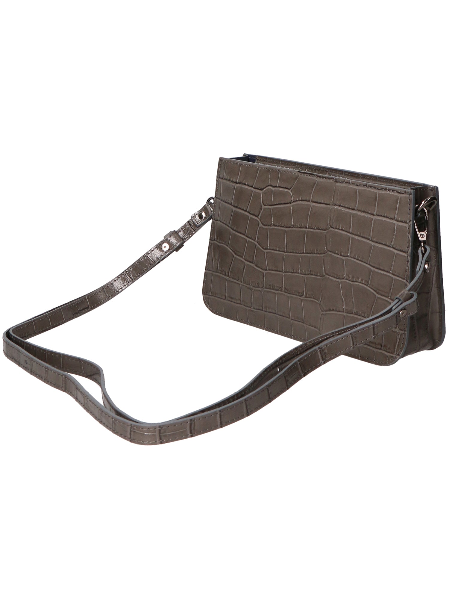 Valoria Borsa a spalla da donna Vera pelle 05414-B27 GRIGIO SCURO Gave Lux