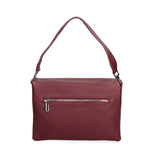 Borsa a spalla da donna Ecopelle vegana 637-1-BURGUNDY Diana&co