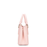Borsa a mano da donna 100% pelle vegana PU 720-1PT-BLUSH PINK Diana&co