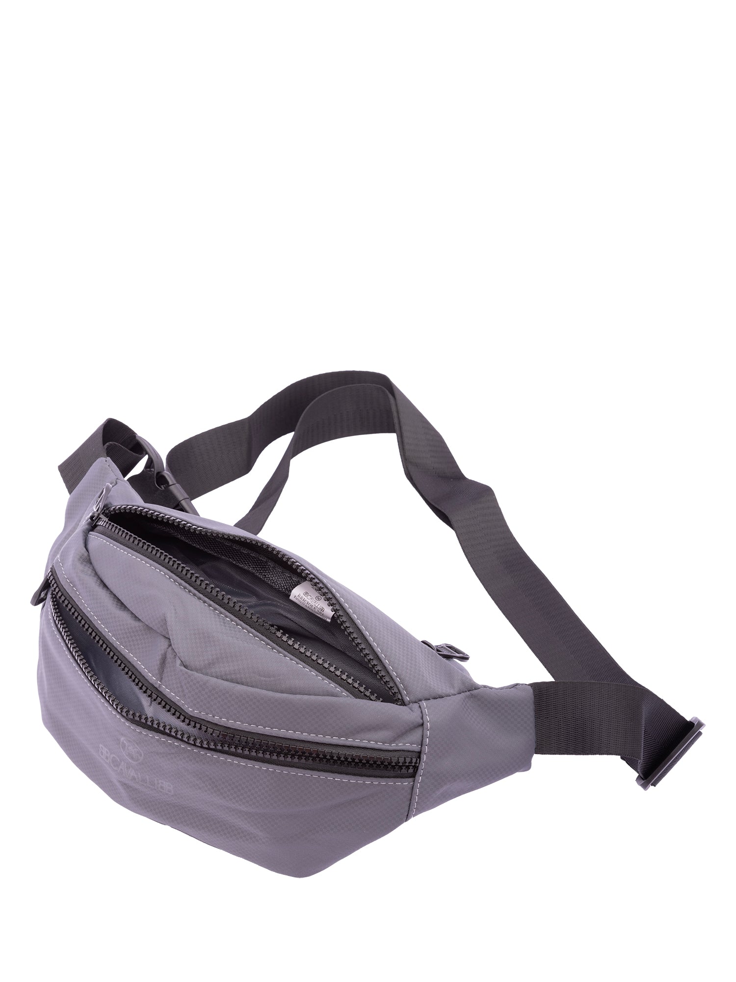 Marsupio da uomo in poliestere Casual BC1408-GRIGIO B Cavalli