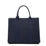 Borsa a mano da donna 100% pelle vegana PU 715-3PT-NAVYBLUE Diana&co