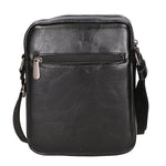 Borsa a tracolla uomo 100% pelle PU PCL3084-BLACK Northampton Polo Club
