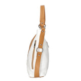 Emily Borsa a spalla da donna Vera pelle 80064-D17 CUOIO D01 BIANCO Gave Lux