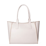 Borsa a spalla da donna 100% pelle riciclata 07225-Latte Viola Castellani