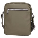 Borsa a tracolla uomo 100% pelle PU PCL3020-GREEN+BLACK Northampton Polo Club