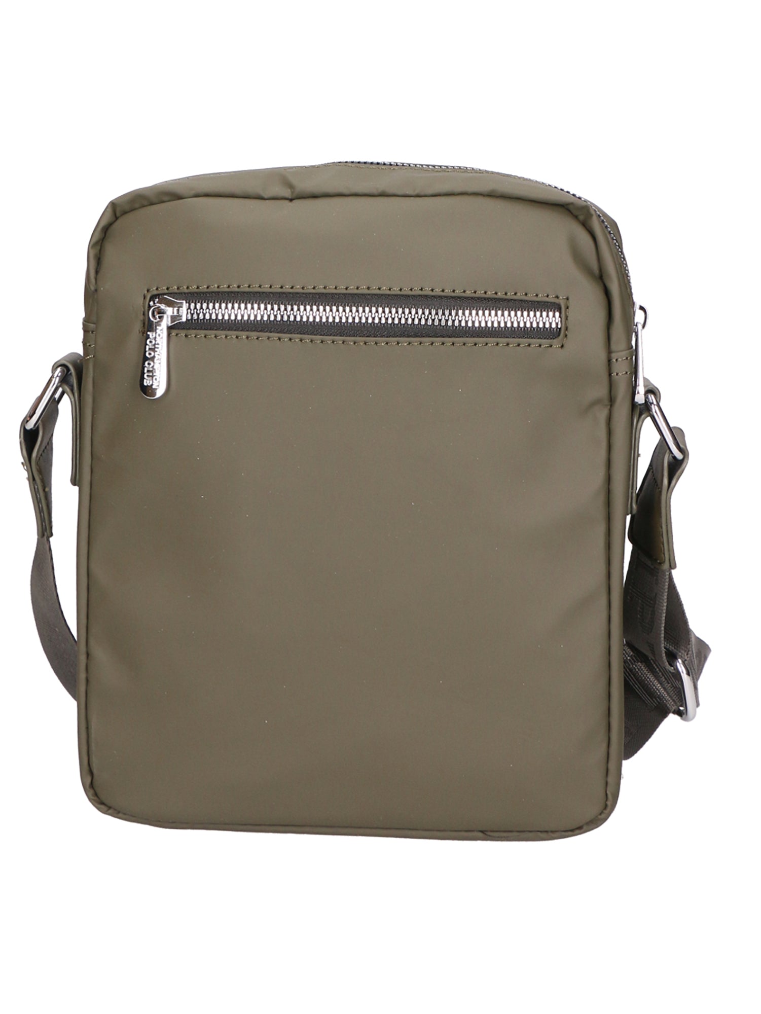 Borsa a tracolla uomo 100% pelle PU PCL3020-GREEN+BLACK Northampton Polo Club