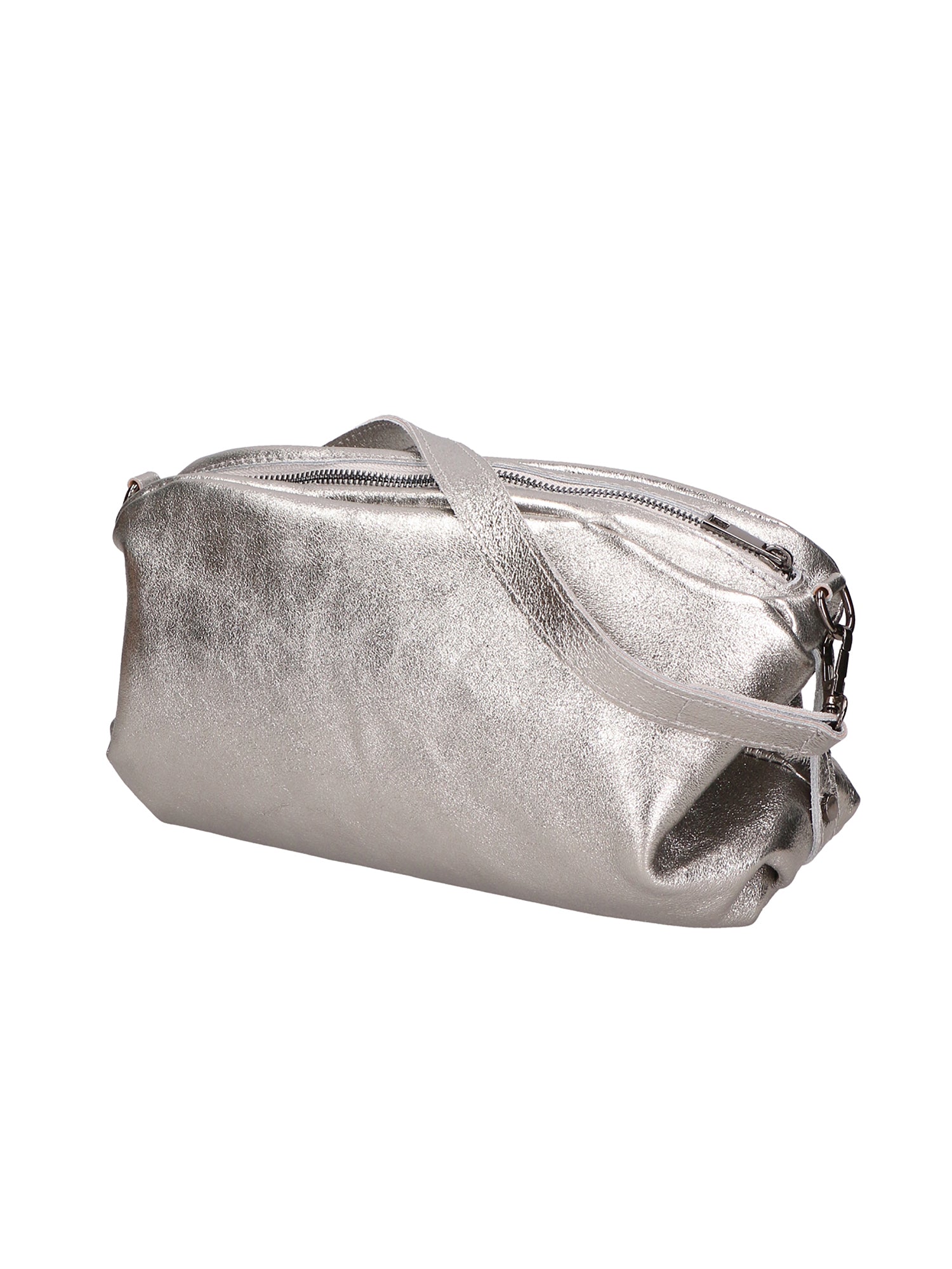 Vanessa Borsa a tracolla da donna Vera pelle 06914-L002 ARGENTO SCURO Gave Lux