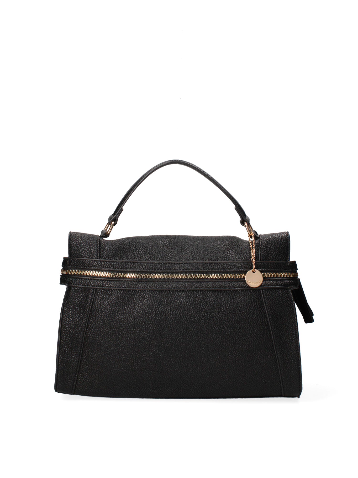 Borsa a mano da donna Ecopelle e poliestere 603-3-BLACK Diana&co