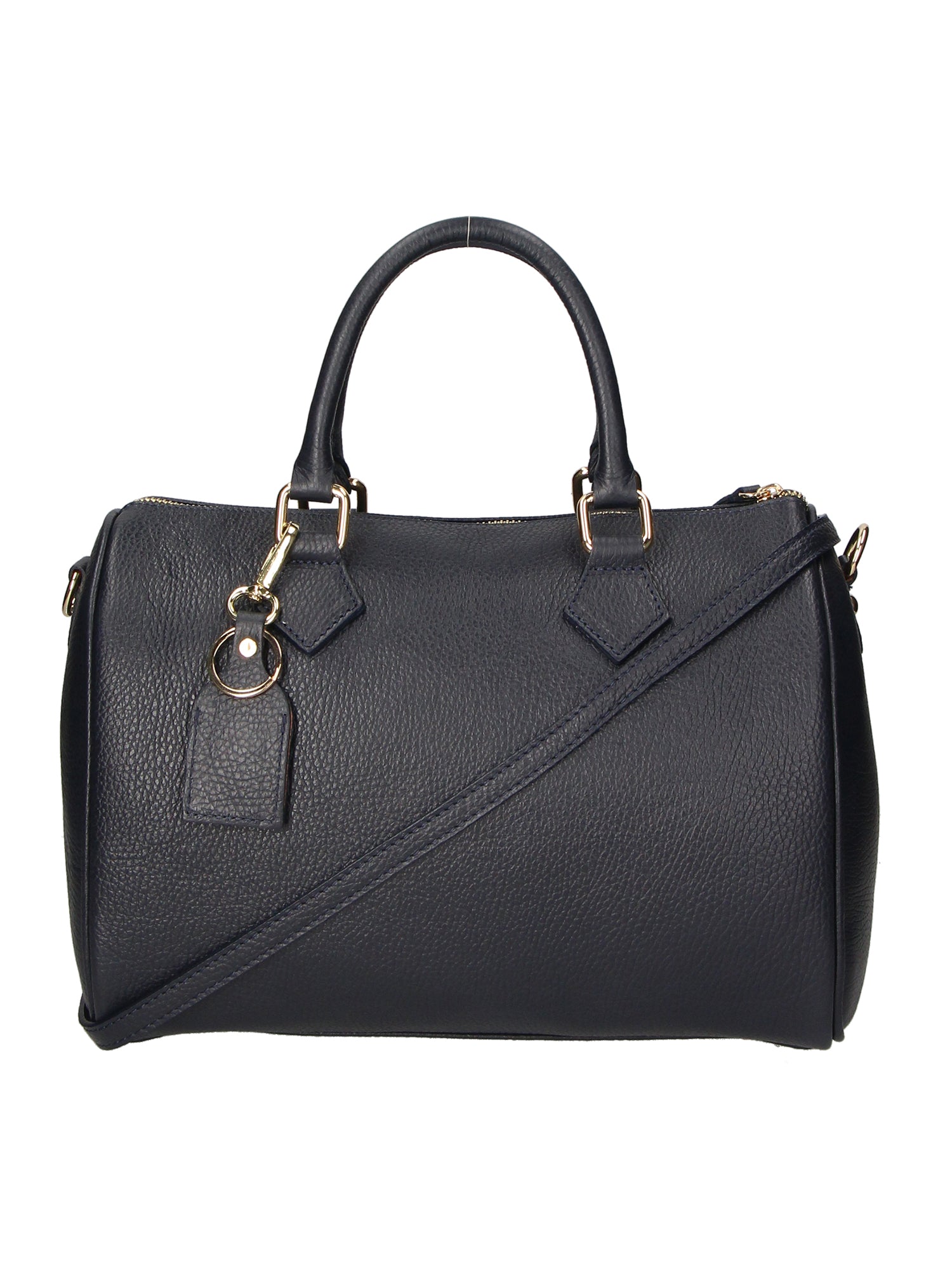 Aralia Borsa a bauletto da donna 100% pelle 5176-D26 BLU SCURO Gave Lux