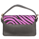 Aleide Borsa a mano da donna Vera pelle 04858-ZEBRA FUXIA Gave Lux