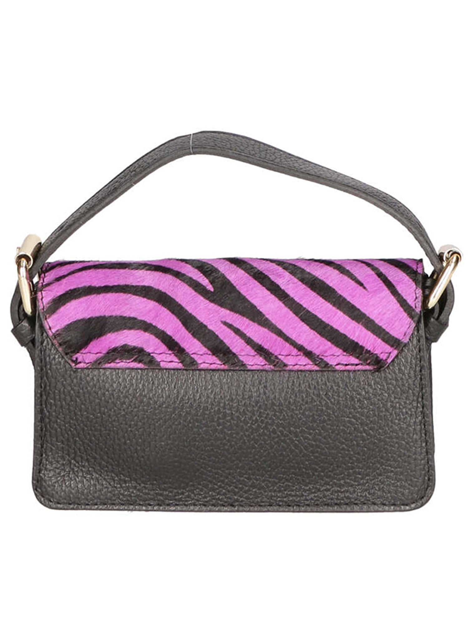 Aleide Borsa a mano da donna Vera pelle 04858-ZEBRA FUXIA Gave Lux