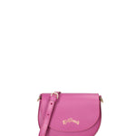 Borsa a tracolla da donna 100% pelle ruga JR-W-1017-D. FUXIA-GOLD John Richmond
