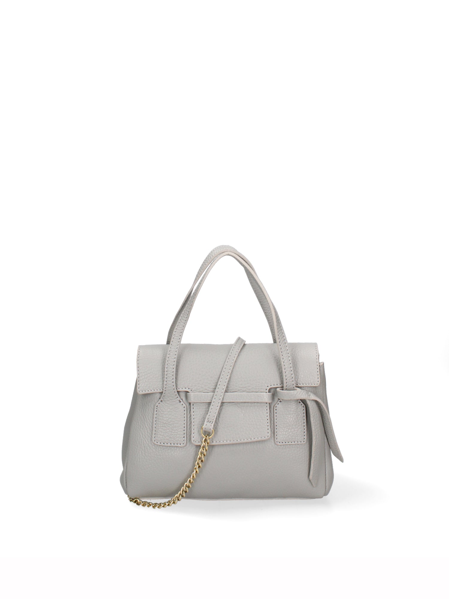 Silvana Pro Borsa a mano da donna Made in Italy Vera pelle 191942-GRIGIO Gave Lux