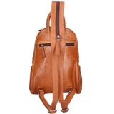 SN5862447-TAN Zaino unisex in vera pelle Made in Italy Santini Firenze