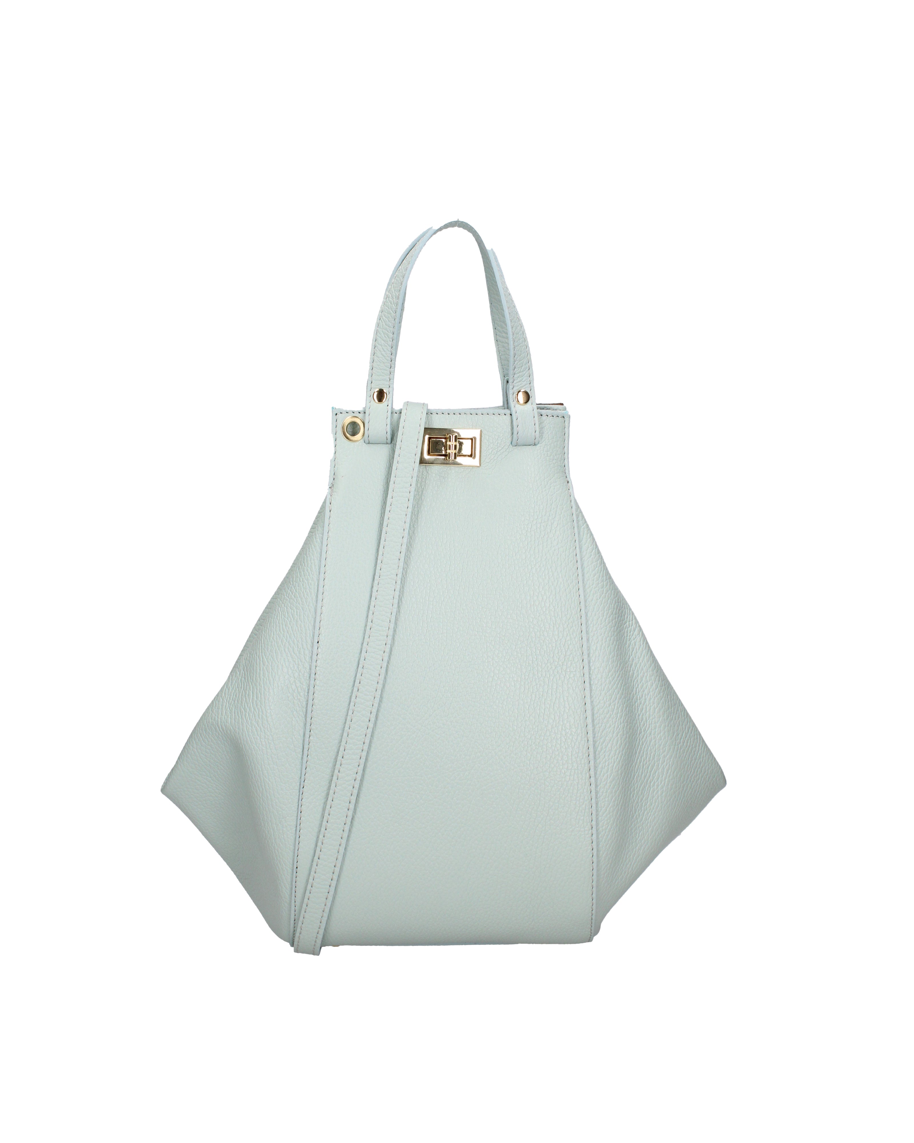 Lindsey Borsa a mano da donna 100% vera pelle 07162-D102 CIELO Viola Castellani