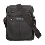 Borsa a tracolla uomo 100% PU Leather PCL3023-BLACK Northampton Polo Club